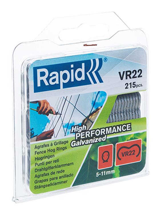 Rapid 1011745 - hogringen (215) vr 22 galva c | 5 stuks