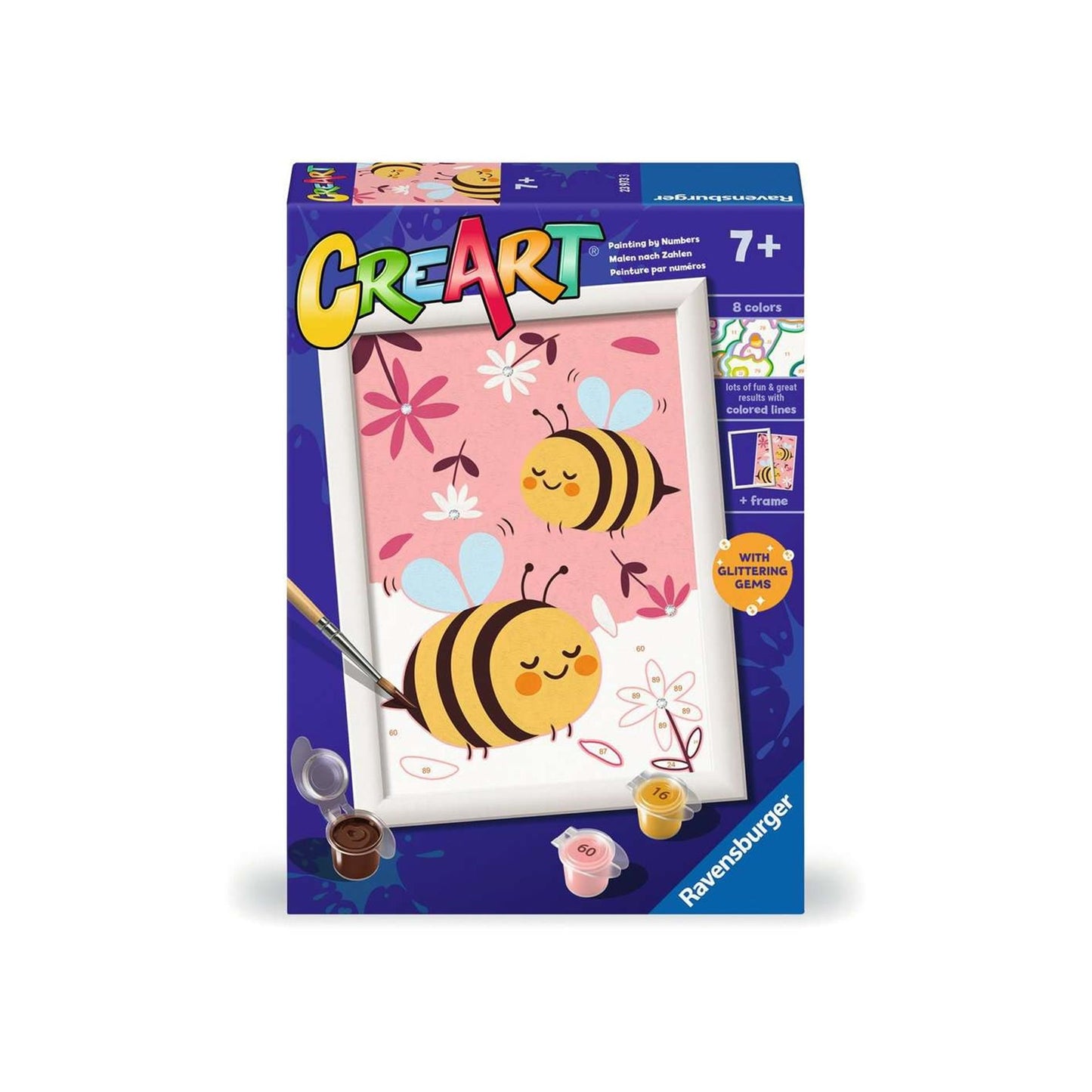 Ravensburger creart - happy bumblebees - schilderen op nummer