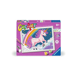 Ravensburger creart pink unicorn (neon) - afbeelding 1