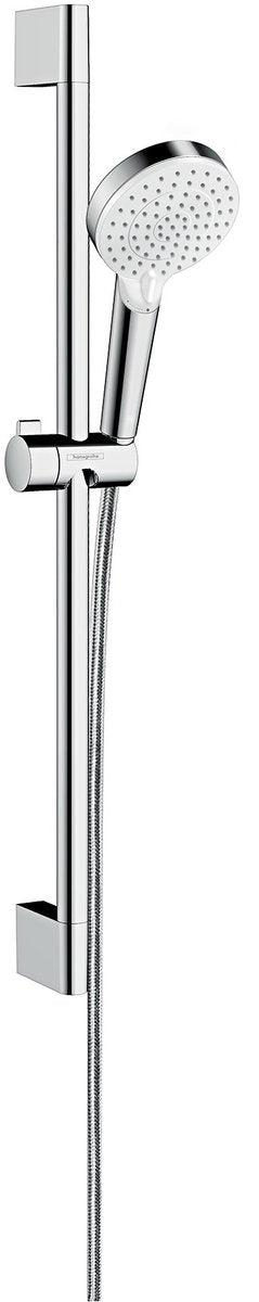 Hansgrohe crometta doucheset vario ecosmart met unica'croma glijstang 65 cm wit chroom
