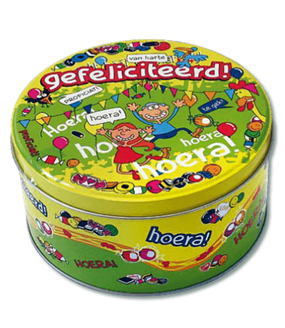 Paperdreams snoeptrommel gefeliciteerd
