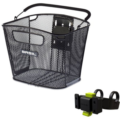 Bold Front KF met KF Handlebar holder - fietsmand - voorop - zwart