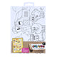 Creafun schilderen op canvas met stickers 6-delig | 6 stuks
