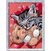 Ravensburger creart vredige poes schilderen op nummer