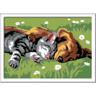 Ravensburger creart sleeping cats dogs