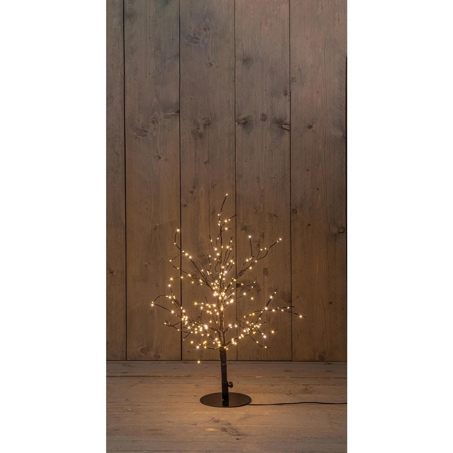 Anna's collection verlichte boom 240led classic warm h60cm met flits functie, dimmer en 8uur timer ip44