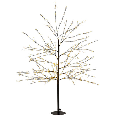 Anna's collection verlichte boom 600led classic warm h120cm met flits functie, dimmer en 8uur timer ip44