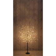 Anna's collection verlichte boom 600led classic warm h120cm met flits functie, dimmer en 8uur timer ip44 - afbeelding 1