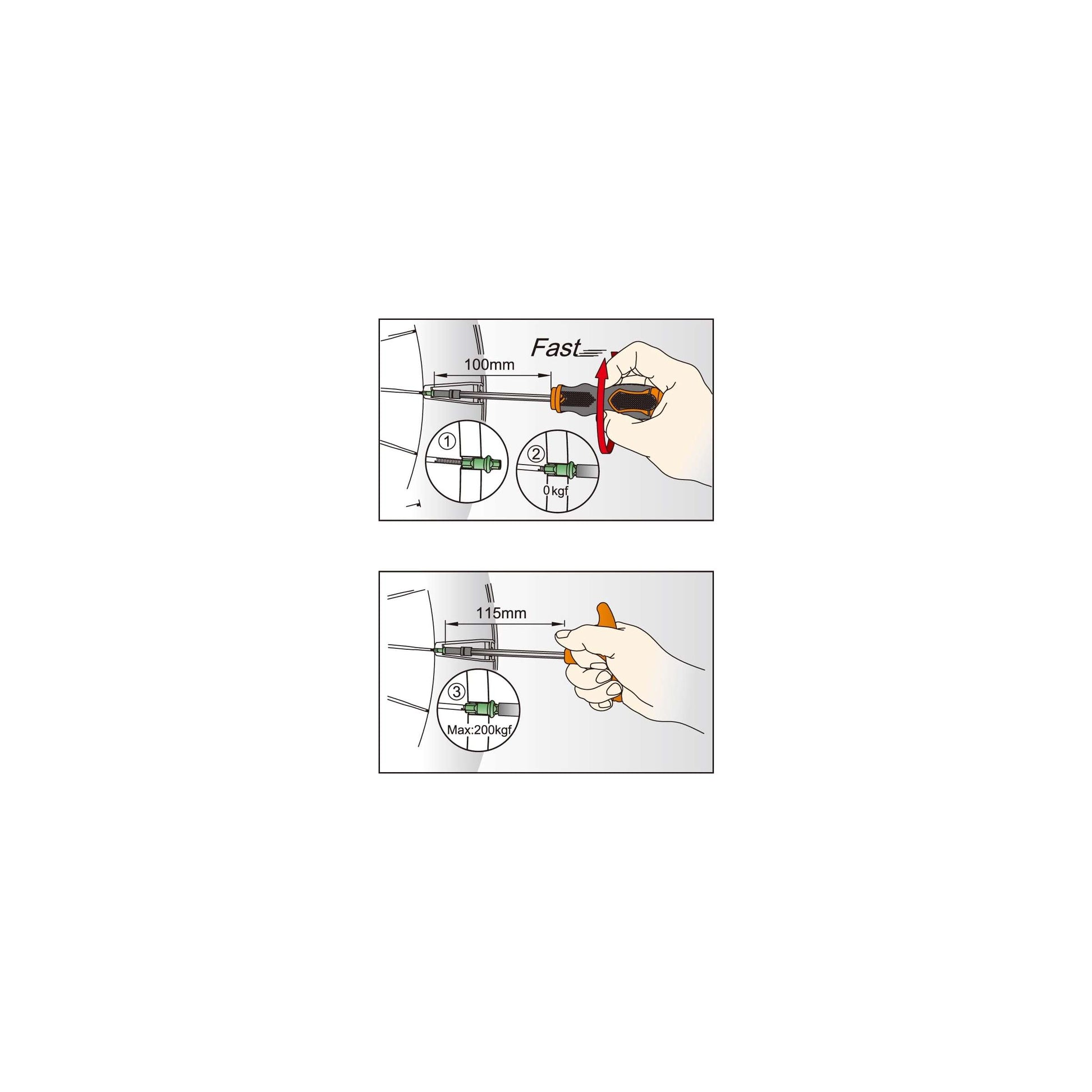 IceToolz Spaaknippelsleutel 12D7 voor 3,6mm