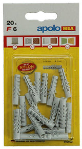 Celo 1015362 - 20 nylon pluggen f 502602 6 mm | 5 stuks - afbeelding 2