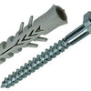 Celo 1015379 - 5 nylon pluggen f + 6kt 10 mm + houtdraadbout 502618 | 5 stuks