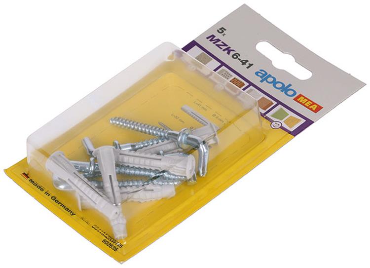 Celo 1015441 - 5 universeelpluggen mzk 6x41mm + schroefduim 502635 | 5 stuks