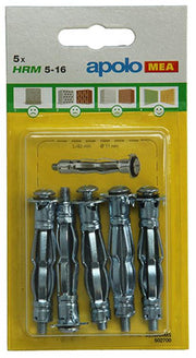 Celo 1015453 - 5 metale gipsplaatpluggen hrm 502700 11mm 5x16mm | 5 stuks - afbeelding 2