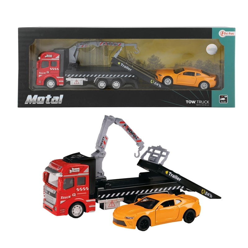 Toi-toys toi toys sleepwagen met takel en auto