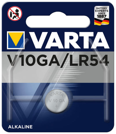 Varta accu coin cell v10gab alkali 1.5v 1 blister