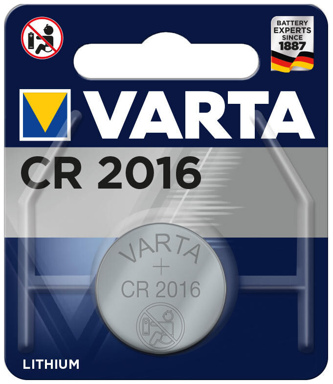 Varta lithium cr2016 3v batterij