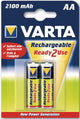 Varta accu rechargeable mignon power accu 2er-sb 2100mah