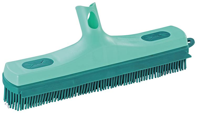 Leifheit suprabezem - rubberen bezemkop - click systeem - 30 cm veegbreedte