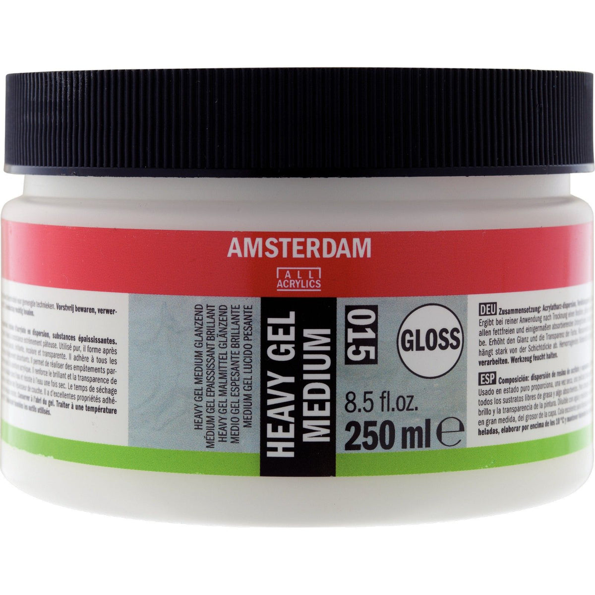 Amsterdam all acrylics amsterdam • heavy gel medium glanzend 015 pot 250 ml