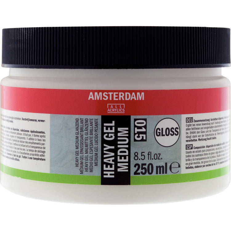 Amsterdam all acrylics amsterdam • heavy gel medium glanzend 015 pot 250 ml