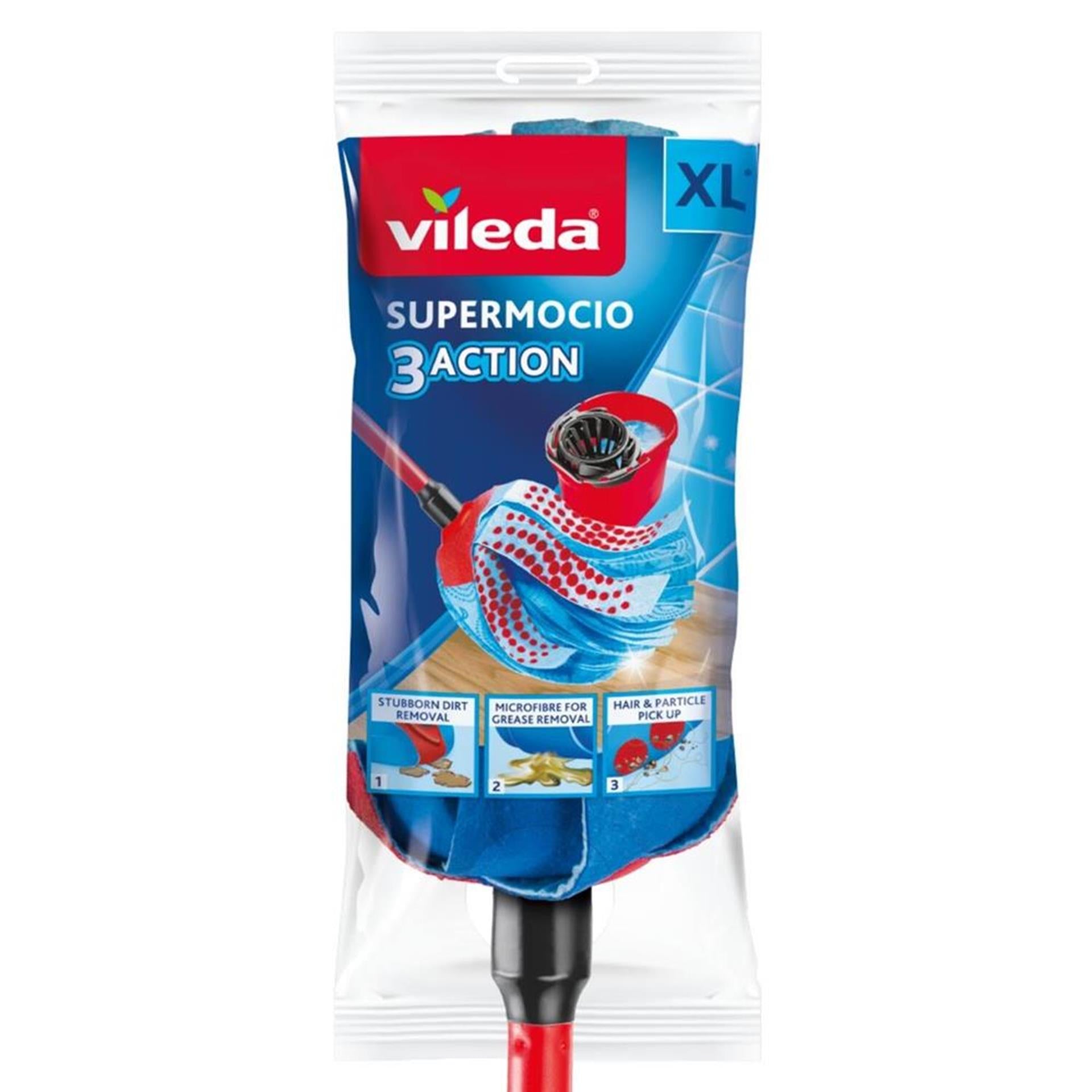 Vileda supermocio telesteel + mop
