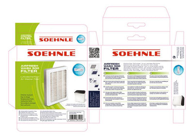 Soehnle 1059682 - filter wash 500 | 4 stuks