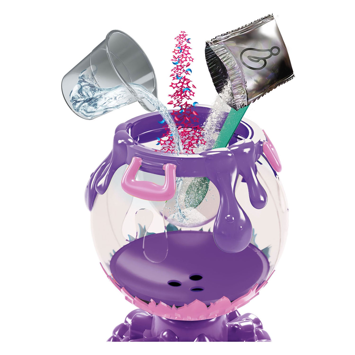 Toi-toys magisch slijm glazen bol +licht
