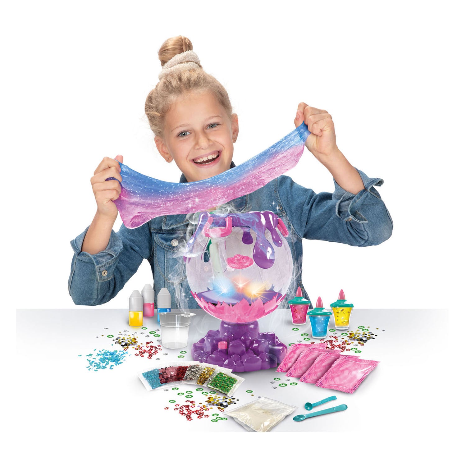 Toi-toys magisch slijm glazen bol +licht