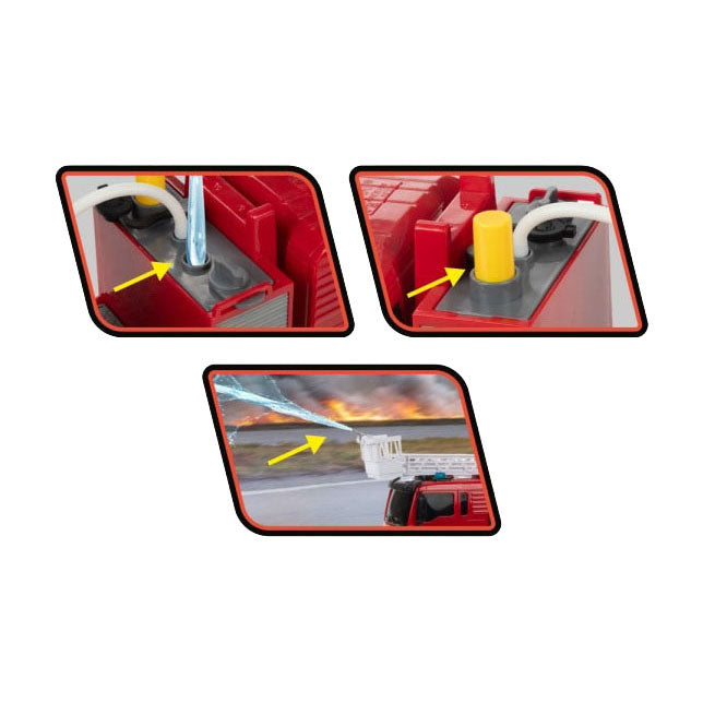 Toi-toys vehicool brandweer ladderwagen 28cm