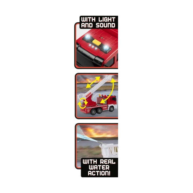 Toi-toys vehicool brandweer ladderwagen 28cm
