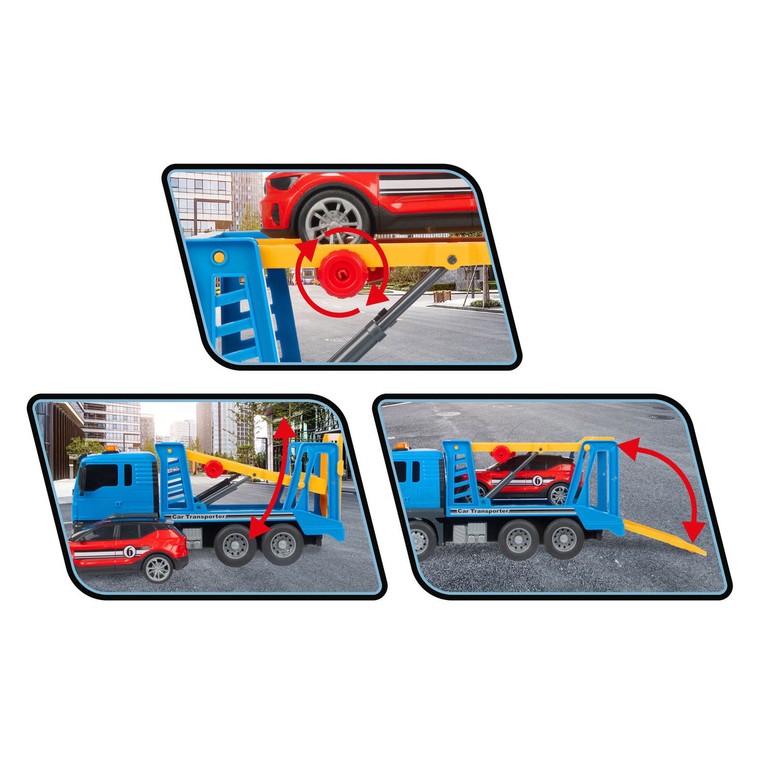 Toi-toys vehicool autotransportwagen 26cm