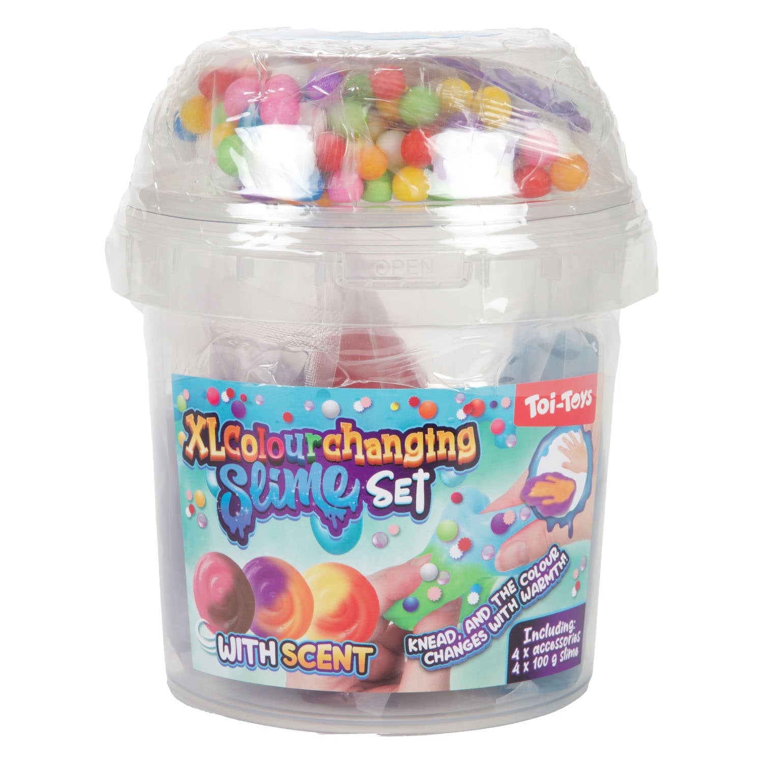 Toi-toys slijmset xl met geur color change +acc