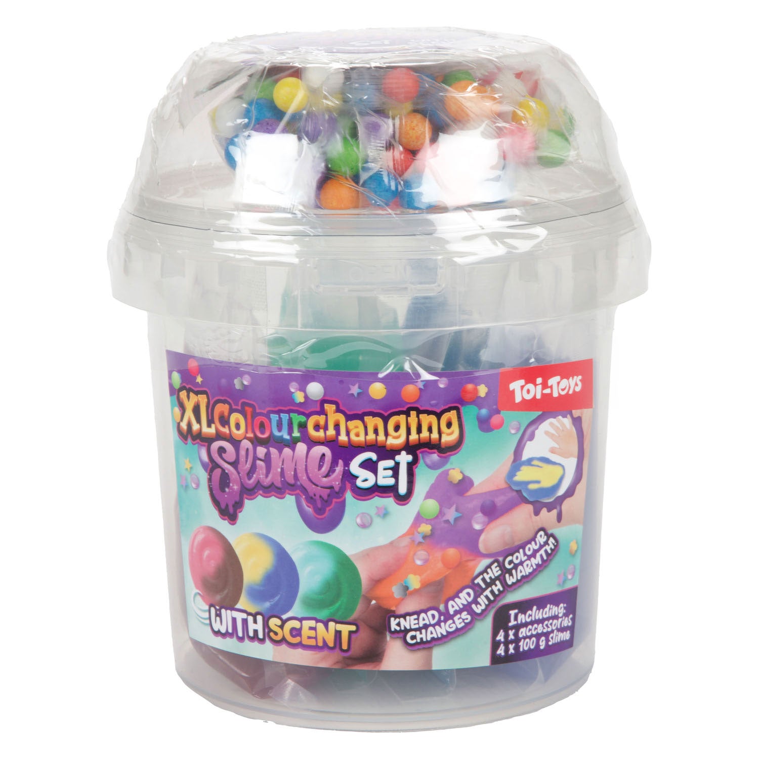Toi-toys slijmset xl met geur color change +acc