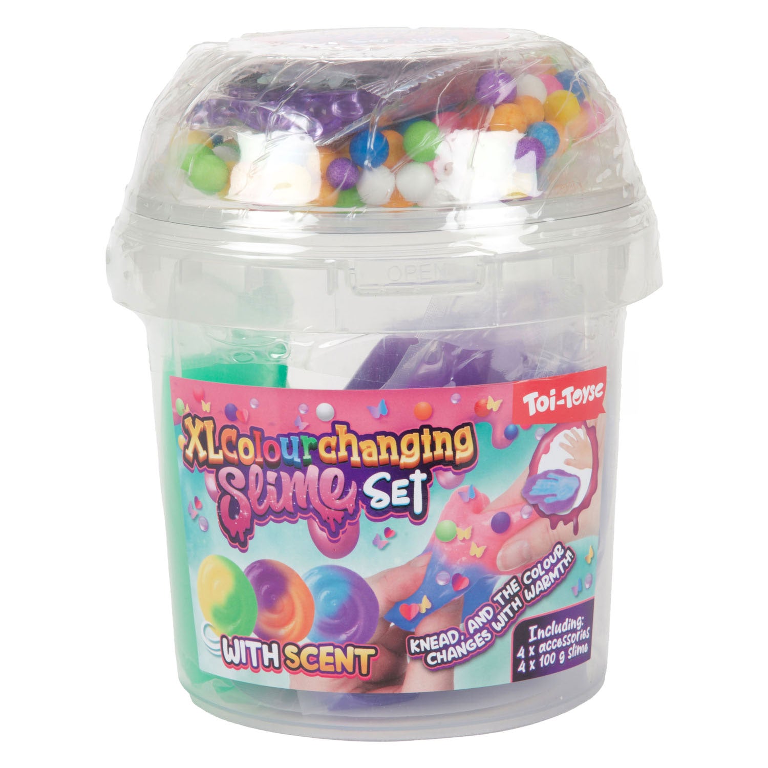 Toi-toys slijmset xl met geur color change +acc
