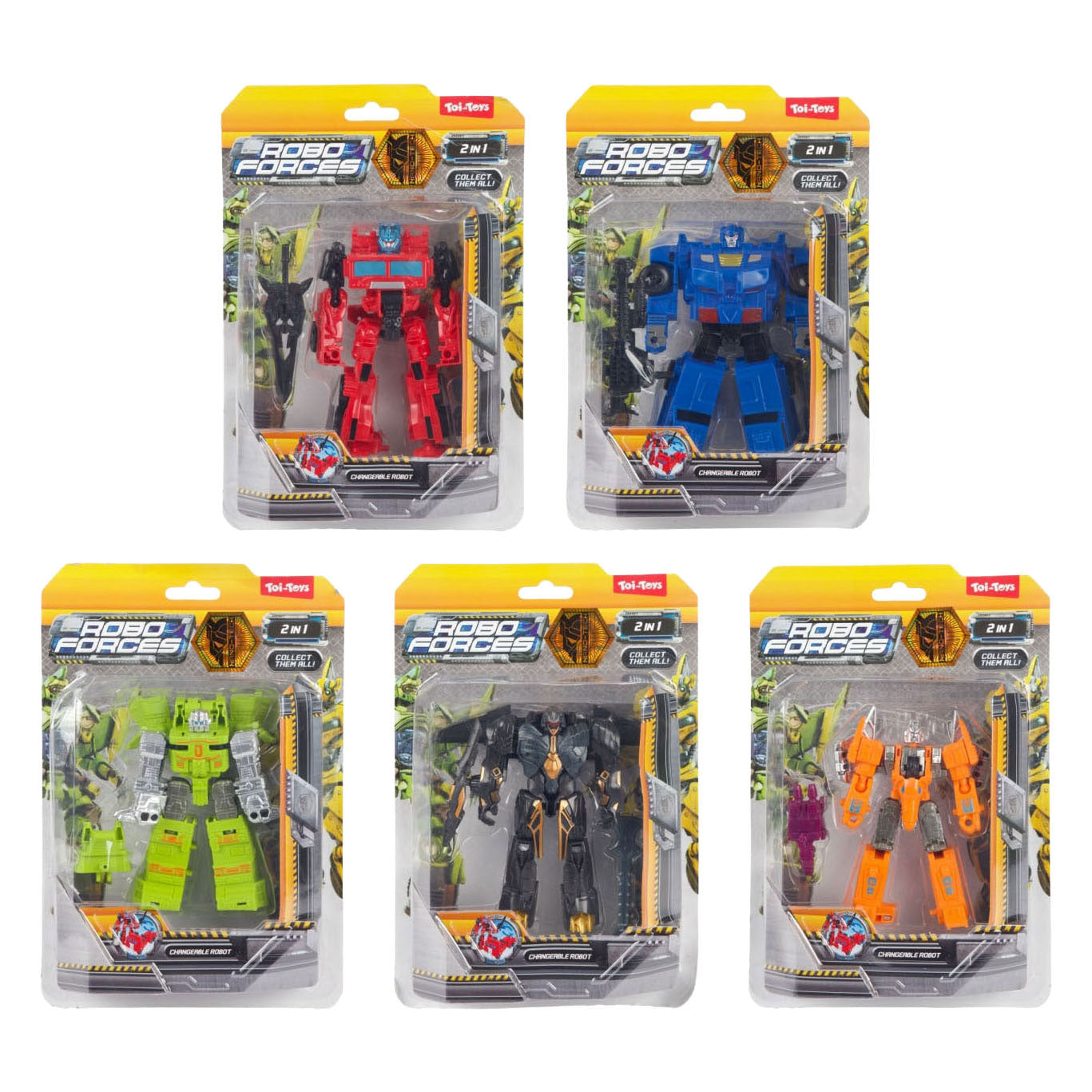 Toi-toys veranderrobot auto 2in1