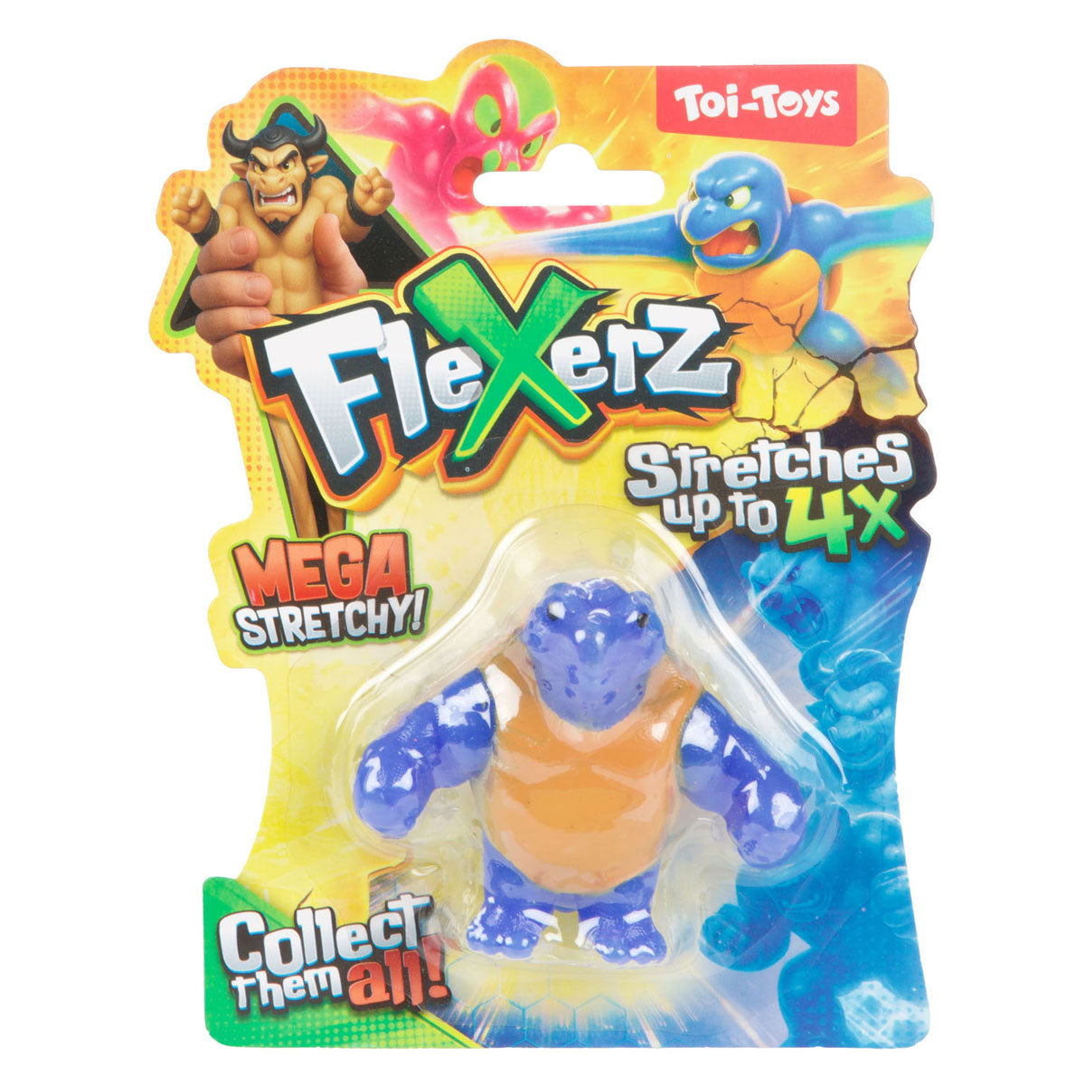 Toi-toys fun anti stressfiguur -flexerz- 6cm rekbaar 6ass