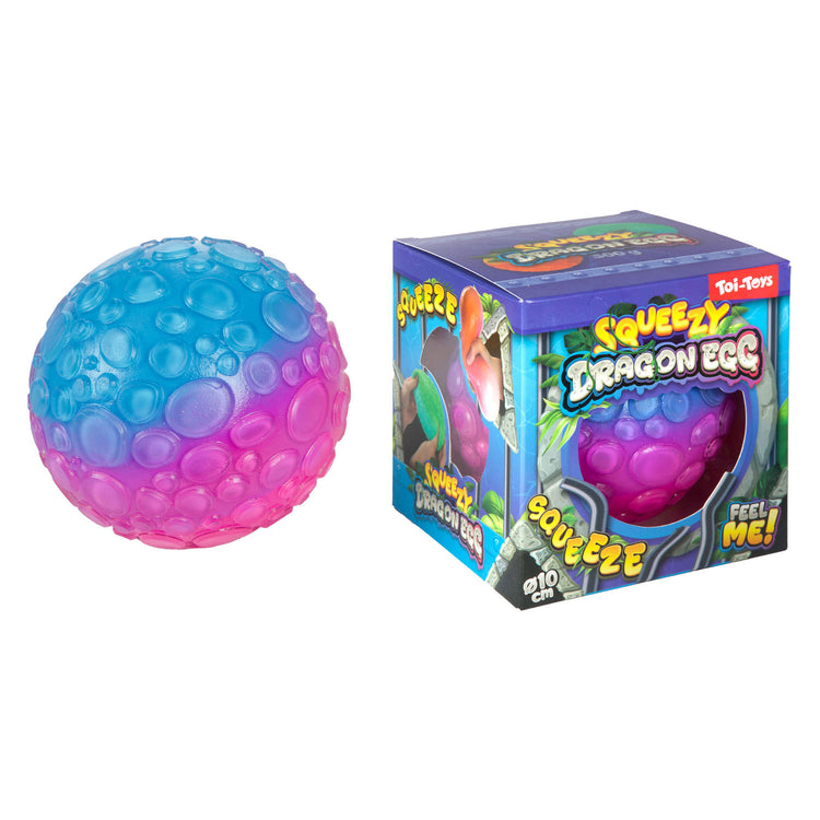 Toi-toys fun knijpbal -bumps- gevuld met foam 12cm 6ass