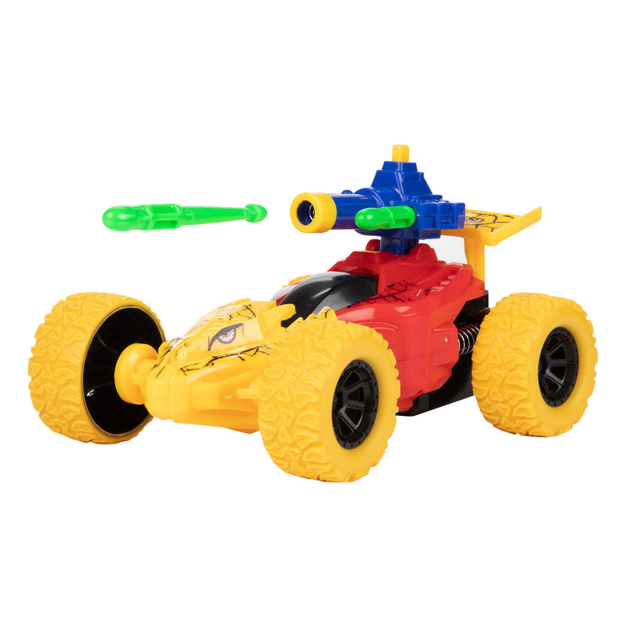 Vehicool frictie raceauto shooting dino