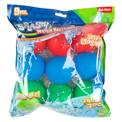 Toi-toys splash waterballon herbruikbaar en zelfsluitend - 9st