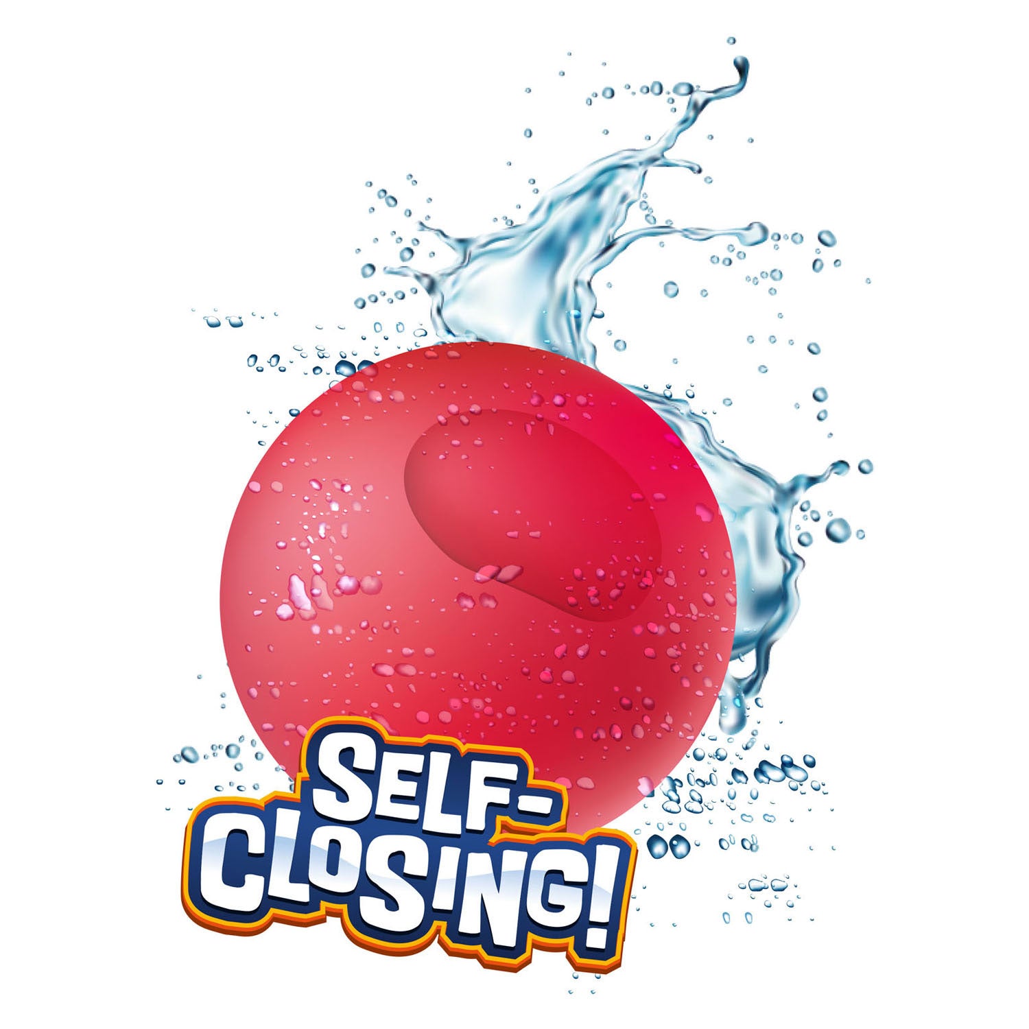 Toi-toys splash waterballon herbruikbaar en zelfsluitend - 9st