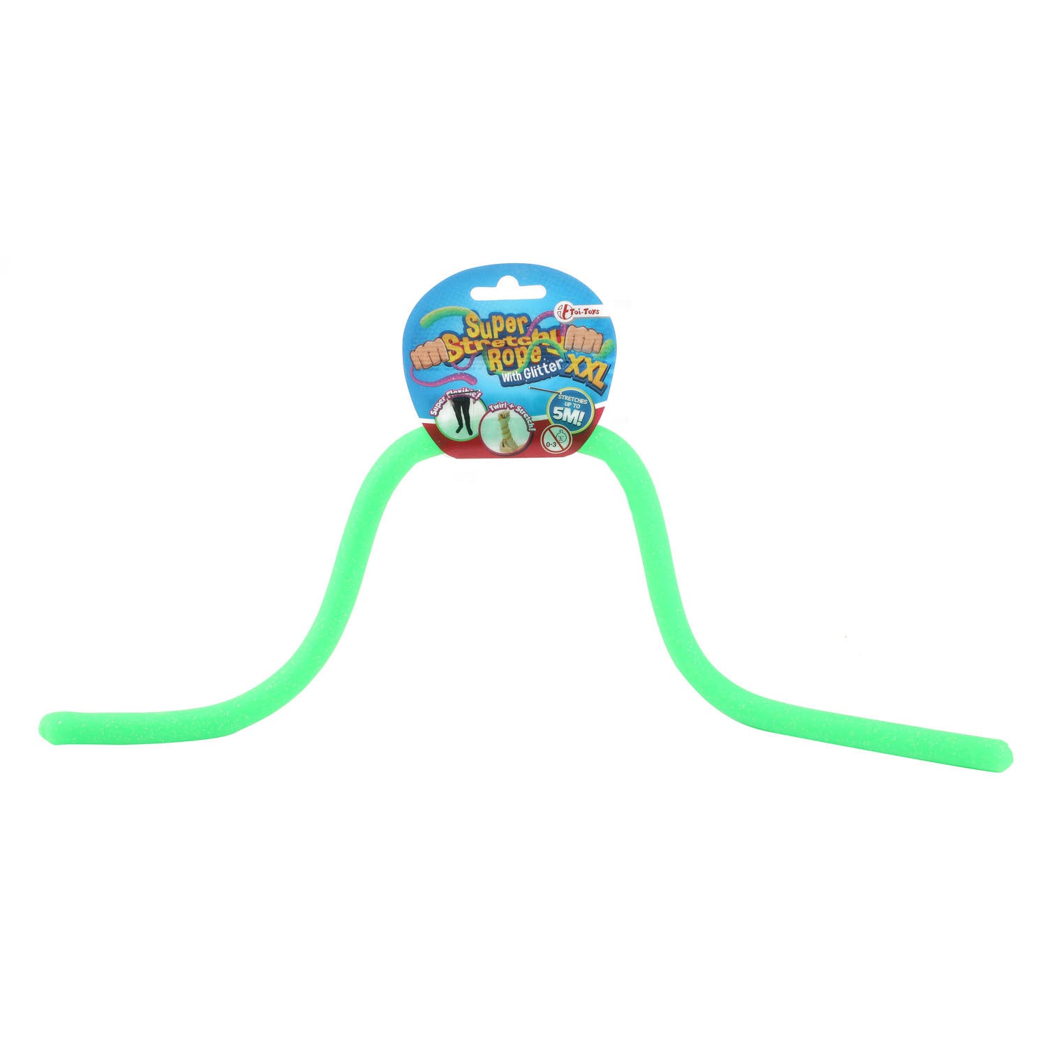 Toi-toys toi toys super rekbaar touw glitter 50cm