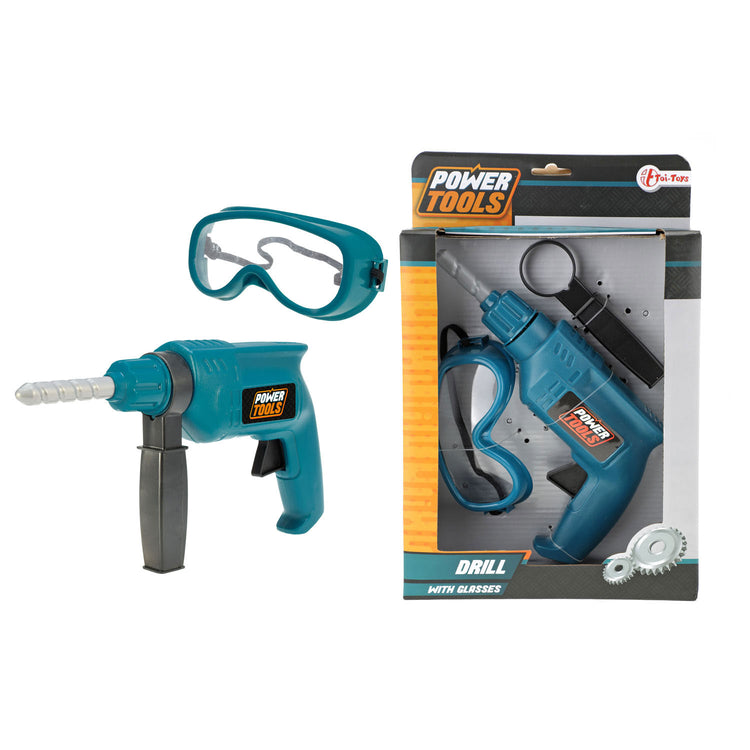 Toi-toys power tools boor met veiligheidsbril
