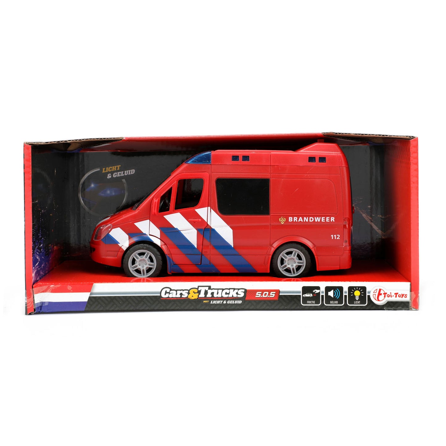 Toi-toys brandweerwagen met licht en geluid