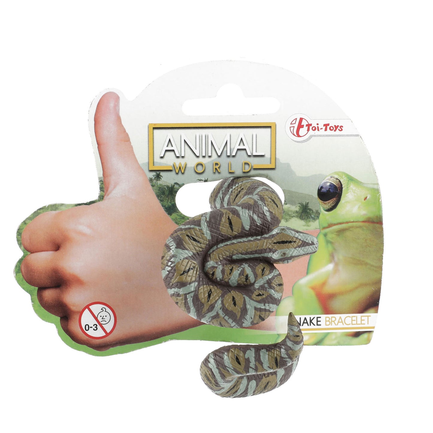 Toi-toys toi toys animal world levensechte slang armband