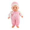 Beau baby liggende babypop met flesje, 30cm