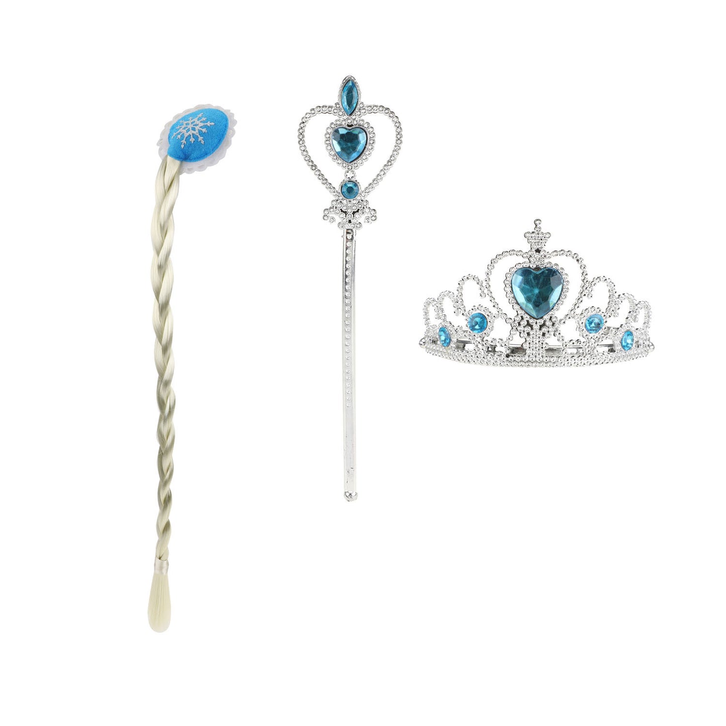 Toi-toys toi toys ice princess set met vlecht, tiara en toverstaf