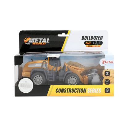 Toi-toys metalworld bouwvoertuig -wiellader 1:55
