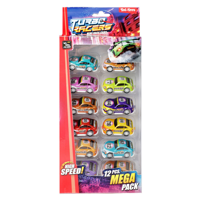 Turbo racers pull back raceauto's, 12st.