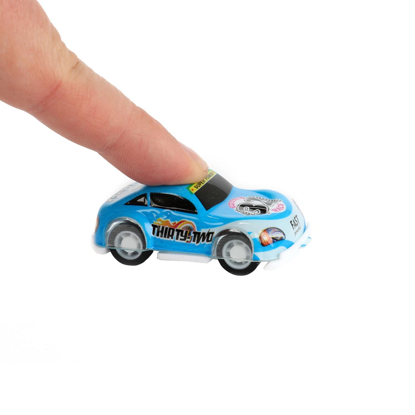 Toi-toys turbo racers pull back raceauto's, 12st.