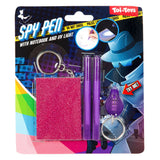 Toi-toys notitieboek met uv lamp en geheimschrift pen - afbeelding 1
